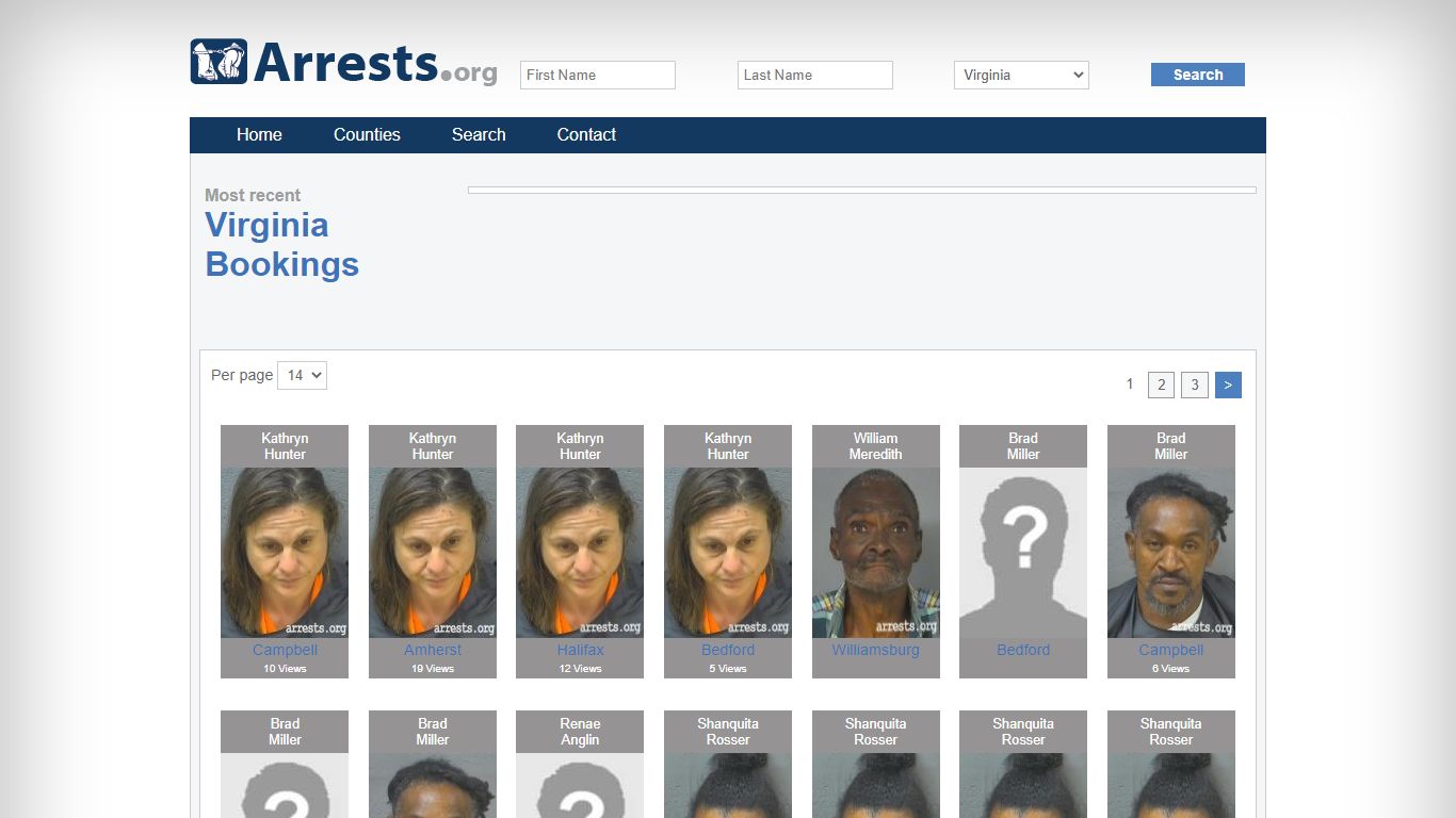 Virginia Arrests and Inmate Search